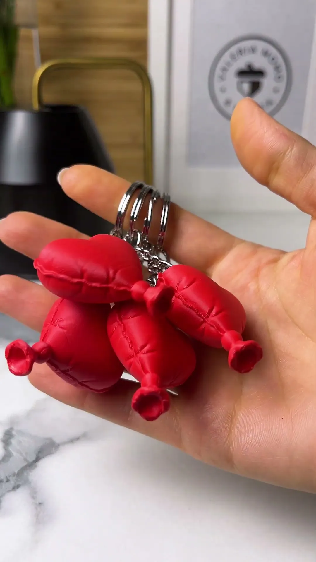 Heart Pillow Keychain: Cutest Carry-Along Ever!