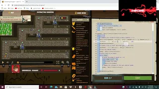 Distracting Dungeon in Python Codecombat