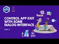 Control app exit with onBackPressed-Custom Alert Dialog method Exit Button in android studio