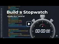 Build a Stopwatch with JavaScript JavaScript Project for Beginners