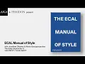 AIGA And Phaidon Present: ECAL Manual Of Style