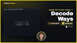 Decode Ways - LeetCode 91 Knapsack Counting DP JavaScript