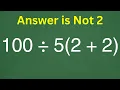 This Easy Math Problem Has Everyone Confused