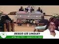 Funeral Services for Bessie Lee Lindley