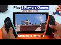 Nintendo Switch 2 How to Play 2 Player Games with Joy-Con Controllers CO-OP Games