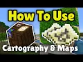 How To Use Maps and Cartography Tables In Minecraft Full Tutorial For Java and Bedrock