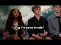 Walker Scobell and Leah Jeffries teasing each other like siblings for 5 minutes