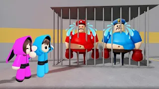 Popo Dan Mimi Masukan Pak Berry Ke Penjara || ROBLOX