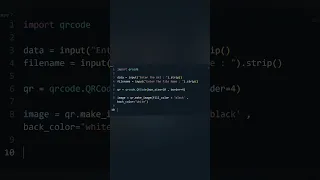 Create QR Codes in Seconds with Python QR Code Generator Project