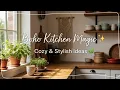30 Boho Kitchen Ideas for a Cozy Stylish Home Bohemian Kitchen Decor Inspiration