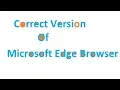 How to Identify right MicrosoftWebDriver exe for Selenium Webdriver - Tutorial 7