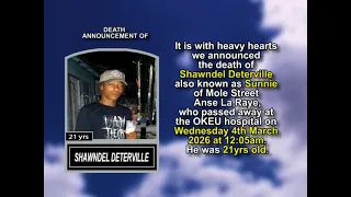 Shawndel Deterville Short Obituary
