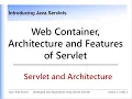 Servlet Features Life Cycle Methods and Servlet API
