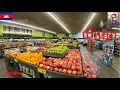 Walking through Safeway grocery store in Maryland