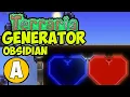Terraria How to make an Obsidian Generator EASY