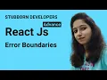 Error Boundary in React js ComponentDidCatch in React in Hindi 2022