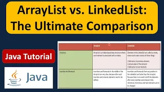 ArrayList vs LinkedList The Ultimate Comparison Java Collection Framework
