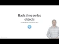 R Tutorial Basic time series objects