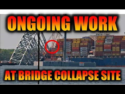 Download MP3 Work at the Baltimore Bridge Collapse Site