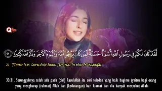 Download Quran: Surah Al Ahzab | Beautiful Recitation by Jennifer Grout - Surah Al Ahzab Tilawat MP3