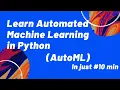 Automated Machine Learning in Python AutoML