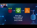 Store data sent to AWS IoT in DynamoDB using Lambda