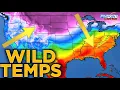 Weather Update Historic Heat Intense Arctic Blast At The Same Time