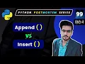 Python List Append vs Insert Level Up Your Python Skills with Pro List Techniques