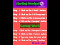 Starting Wordpad Shortcut steps Computer Ka Basic Practice Computer Ka Basic Class