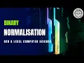 How to Normalise Binary Floating Point Numbers OCR A Level Computer Science