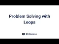 5 Problem Solving with Loops Programming Fundamentals