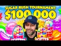 WE DID a 100 000 SUGAR RUSH ONLY TOURNAMENT NEW SUPER SCATTER