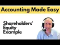 FA 44 - Shareholders Equity Example Problem