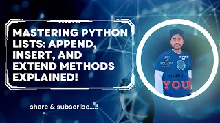 Mastering Python Lists Append Insert and Extend Methods Explained