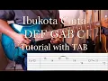 DEF GAB C - Ibukota Cinta - Guitar Solo Tutorial with TAB
