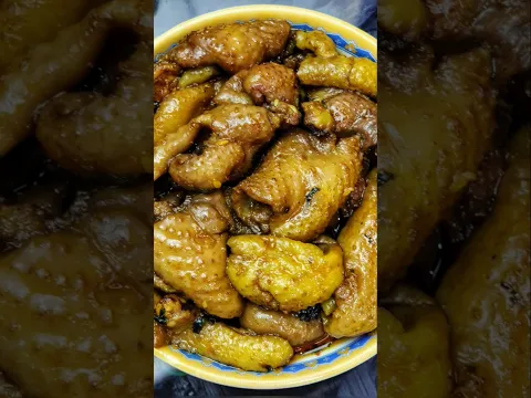 Indian style masala chicken skin fry recipe #shorts #ytshorts #trendingshorts