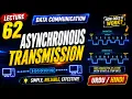 Asynchronous Transmission Data Communication Lecture 62 Urdu Hindi