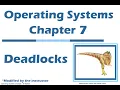 Operating Systems - Chapter 7 Deadlocks