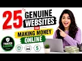 25 Genuine Websites to Make Money Online in 2026 Best Free Work From Home Websites