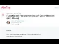 Functional Programming w Drew Barret