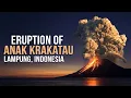 Indonesia Eruption of Anak Krakatau Volcano in Lampung Indonesia Indo-Pacific Ring of Fire