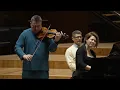 J.S.Bach Sonata #1 BWV 1014 for violin and cembalo performed by  Maxim Vengerov  Polina Osetinskaya