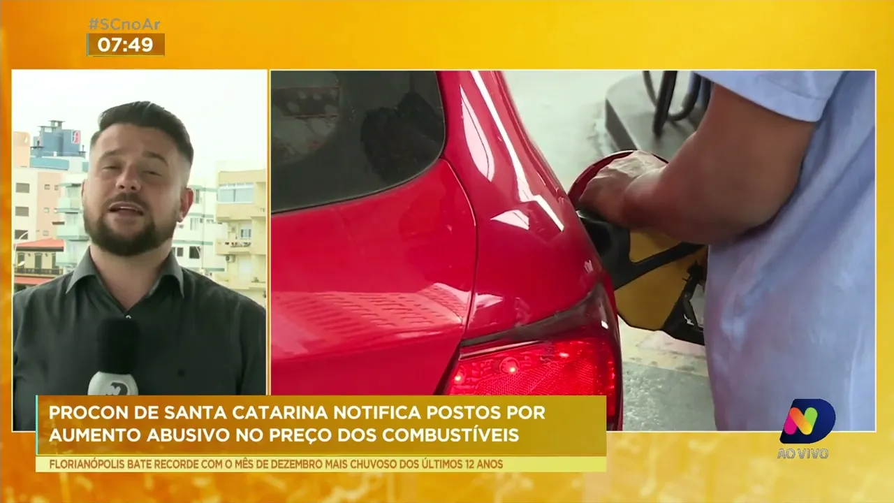 Procon de Santa Catarina notifica postos por aumento abusivo no preço dos combustíveis