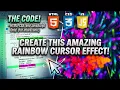 How to Create Interactive Rainbow Cursor Trail Effect using HTML CSS JS Computer Soft Skills