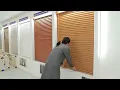 Wooden venetian blinds window shade