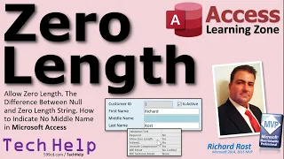 Allow Zero Length The Difference Between Null and Zero Length String Indicate No Middle Name