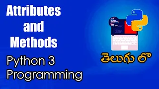 What are Attributes and Methods Python Tutorials Python for Data Science Telugu
