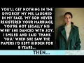 Lagu You'll Get Nothing In Divorce! My MIL Laughed  My Son Never Registered The Marriage