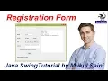 Registration Form in Java Most important Must watch