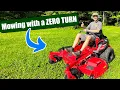 How To Drive a Zero Turn Lawn Mower (Full Beginner Tutorial)